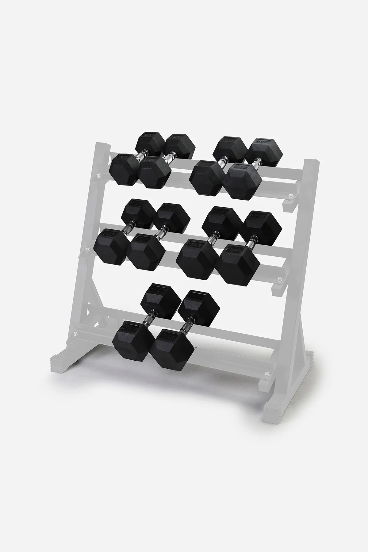 Hex Dumbbell Set 10-20kg (2.5kg Steps)