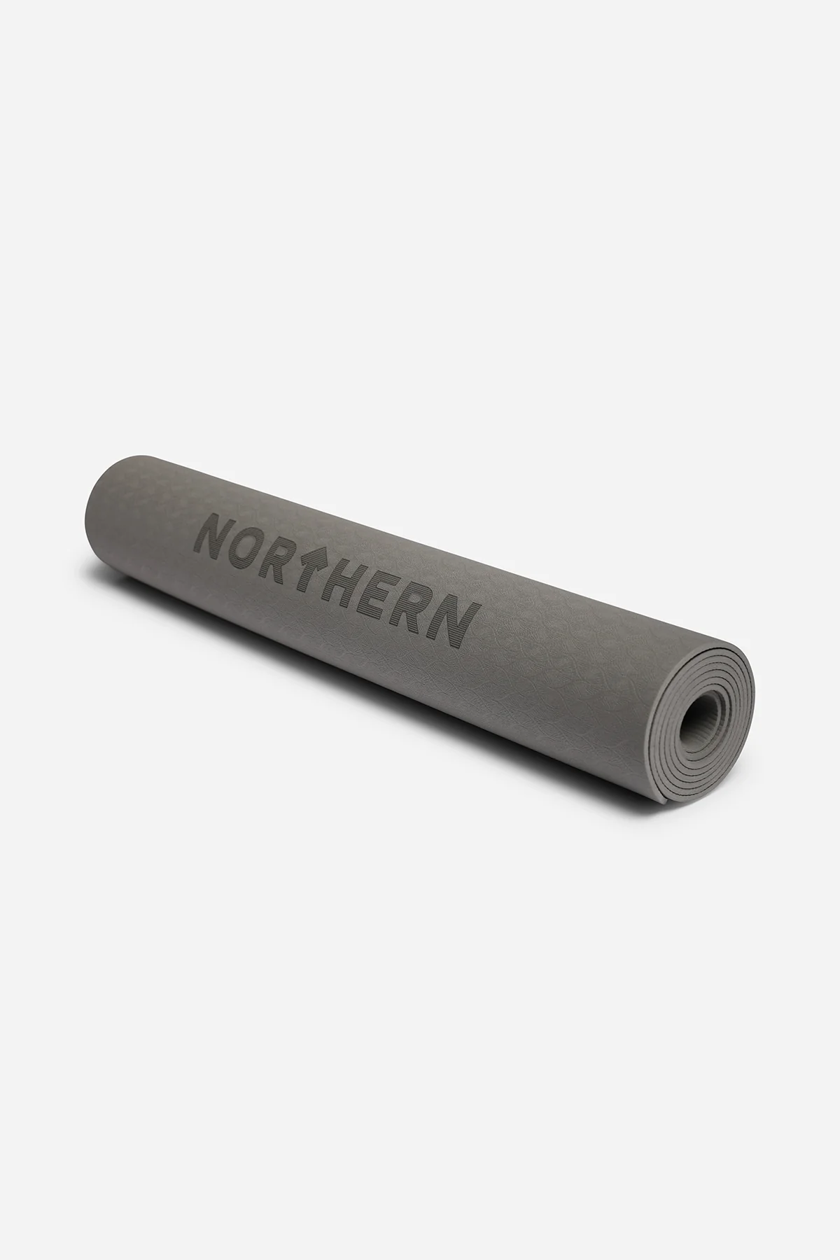 4mm Yoga Mat - Grey - Image 3