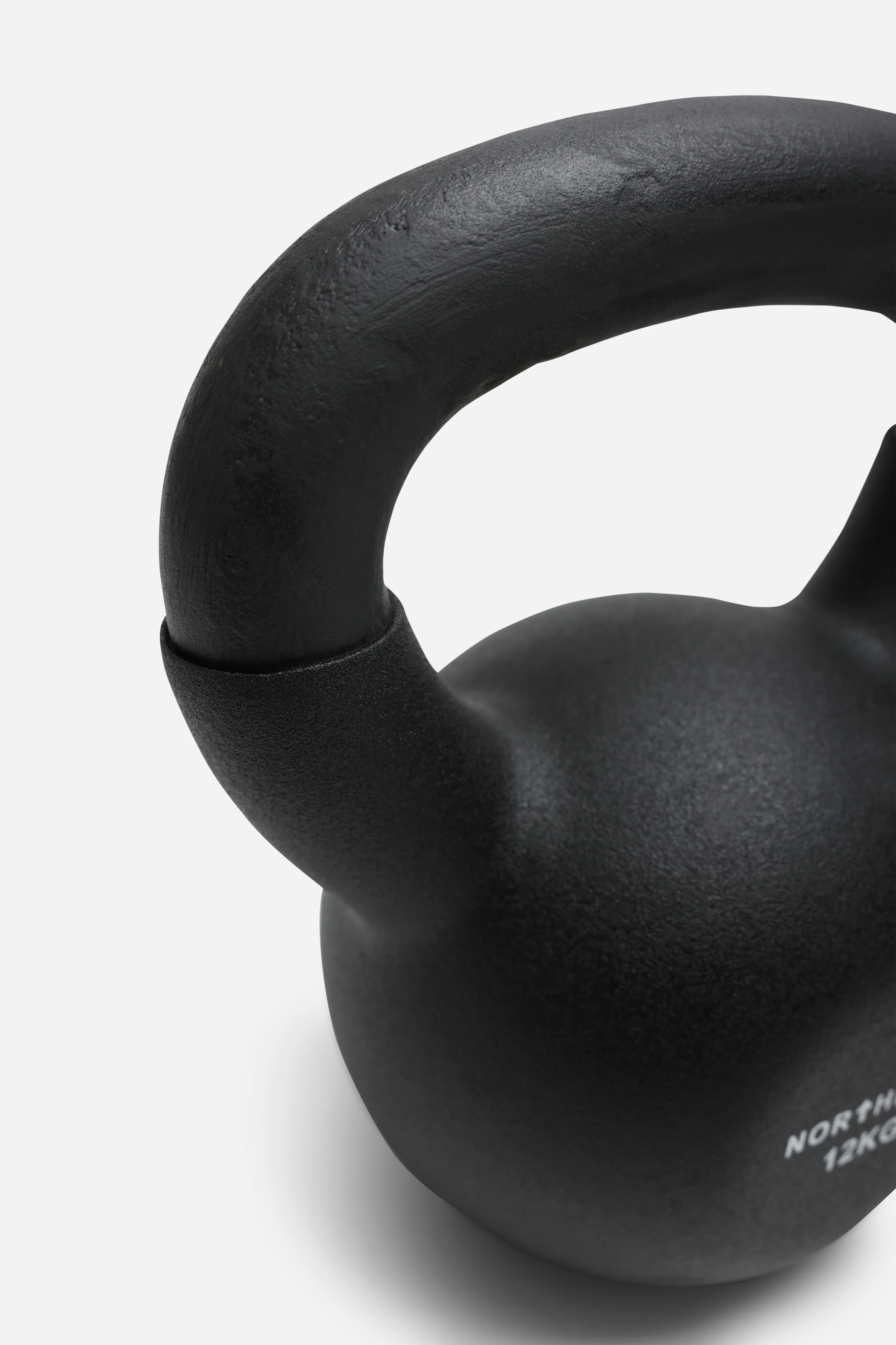 Neoprene Kettlebell 12kg - Black - Image 3