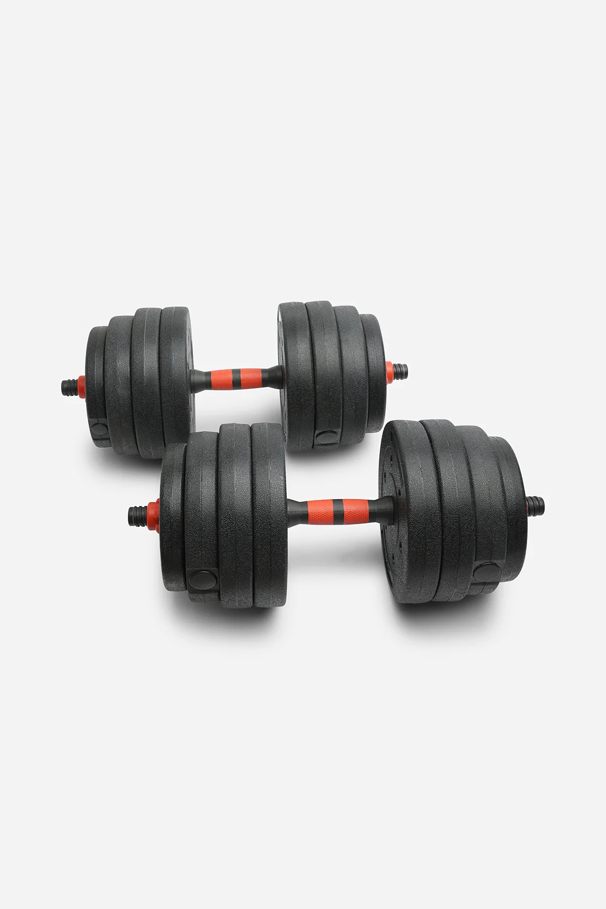 Cement Dumbbell Set 20kg x 2 (40kg) & Kettlebell Handle & Base - Image 2