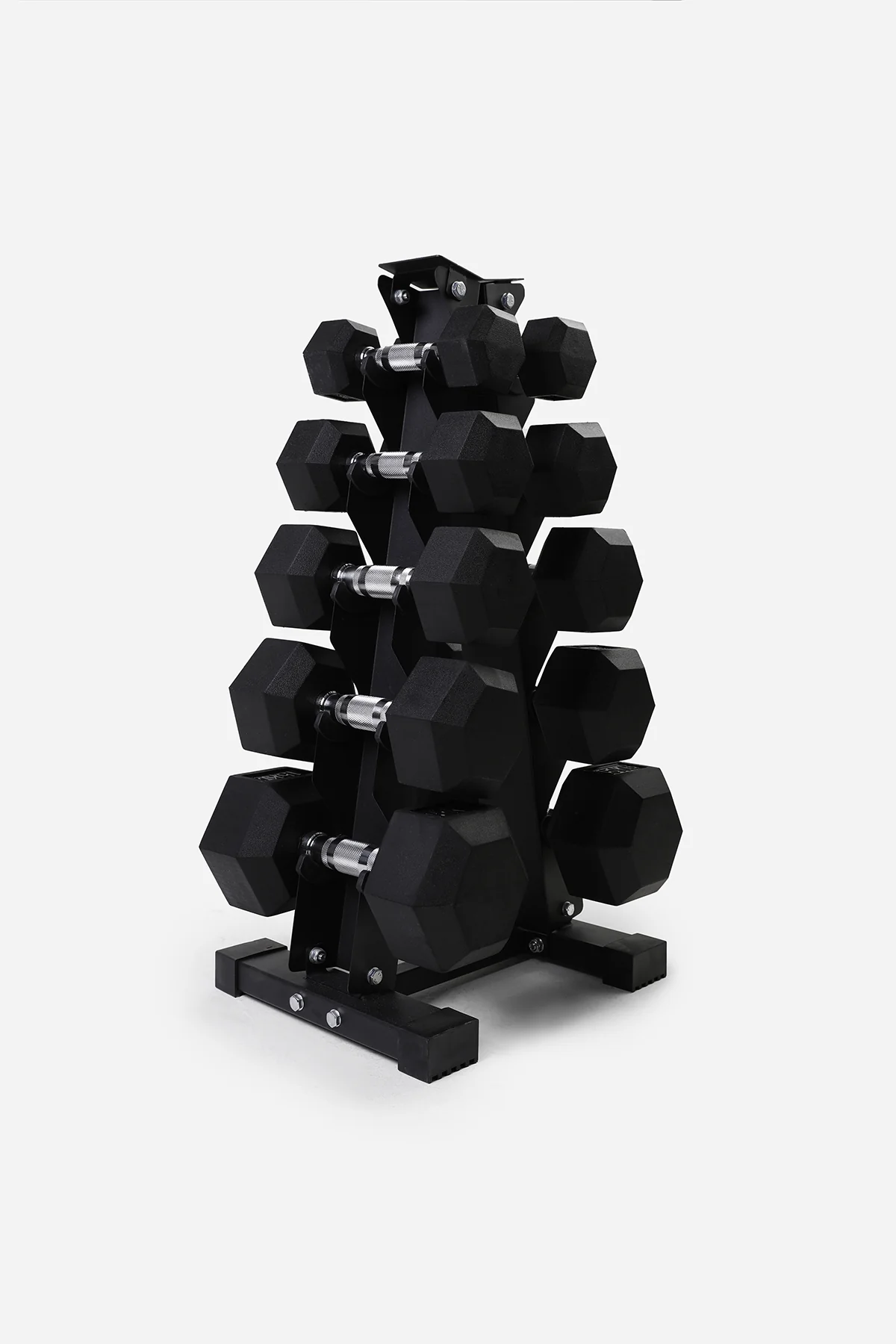 A-Frame Dumbbell Rack - Black - 5 Tier - Image 6
