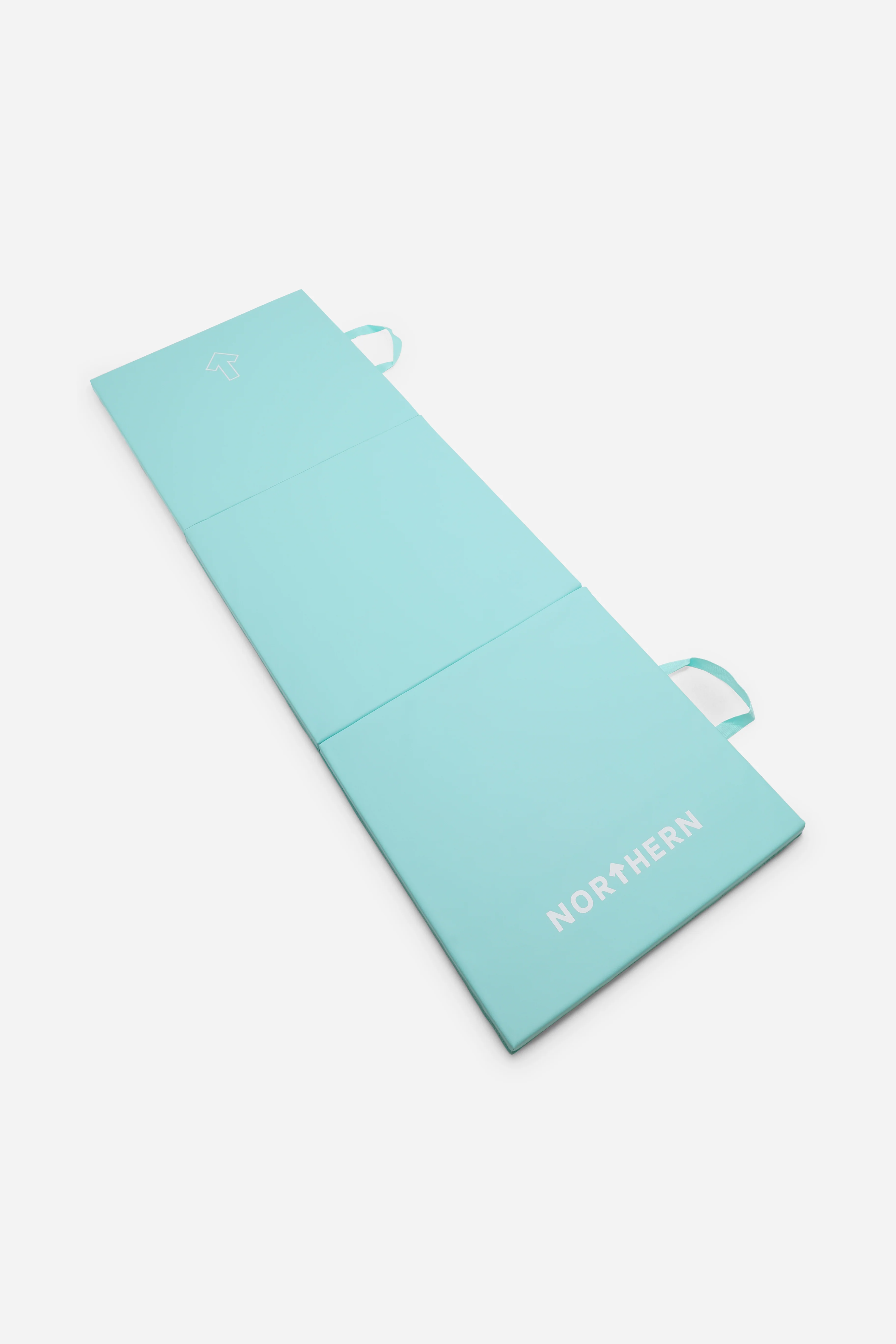 Tri-Fold Yoga Mat - Light Blue - Image 3