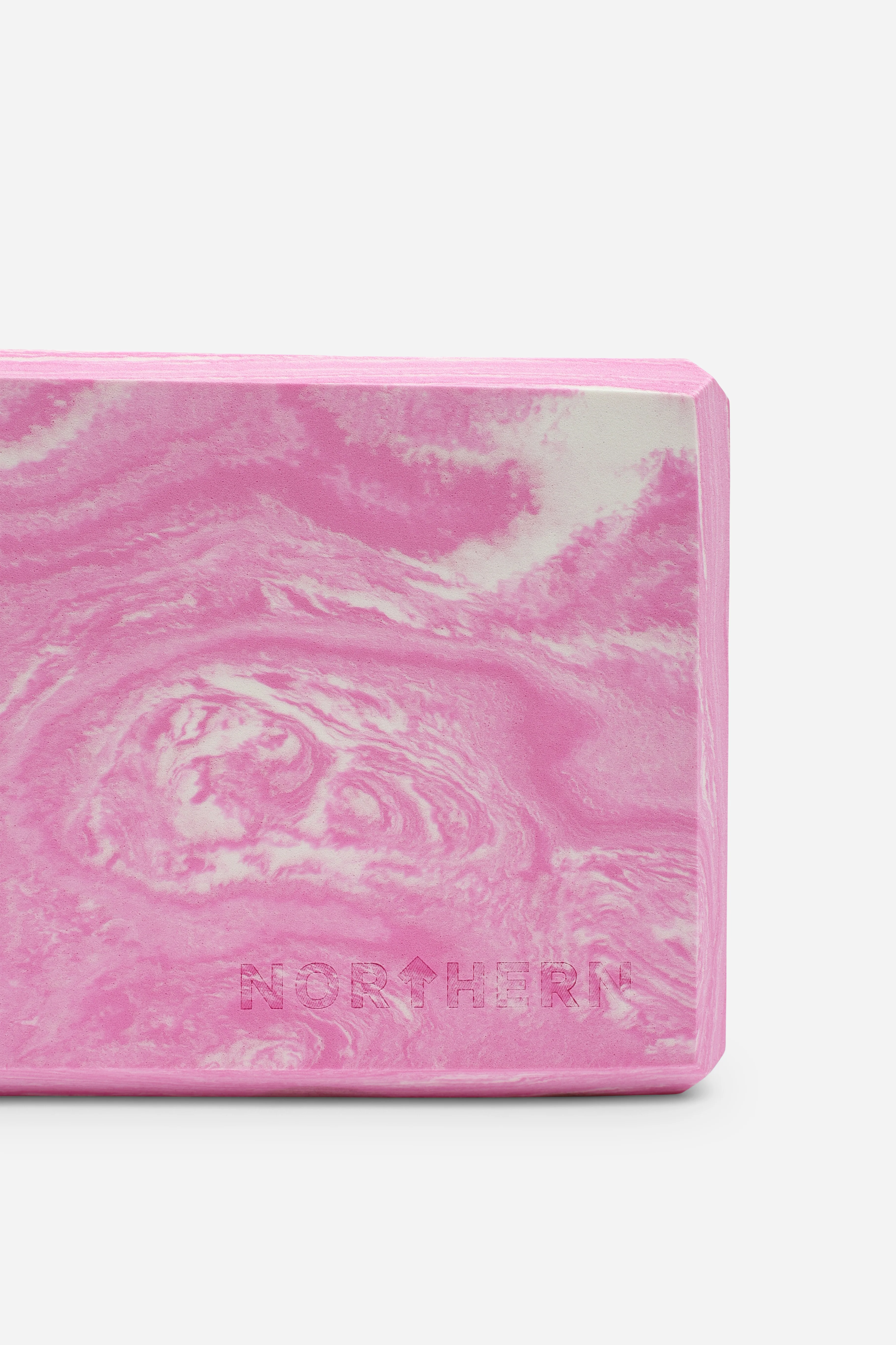 Yoga Block – Pink Marble - Image 3
