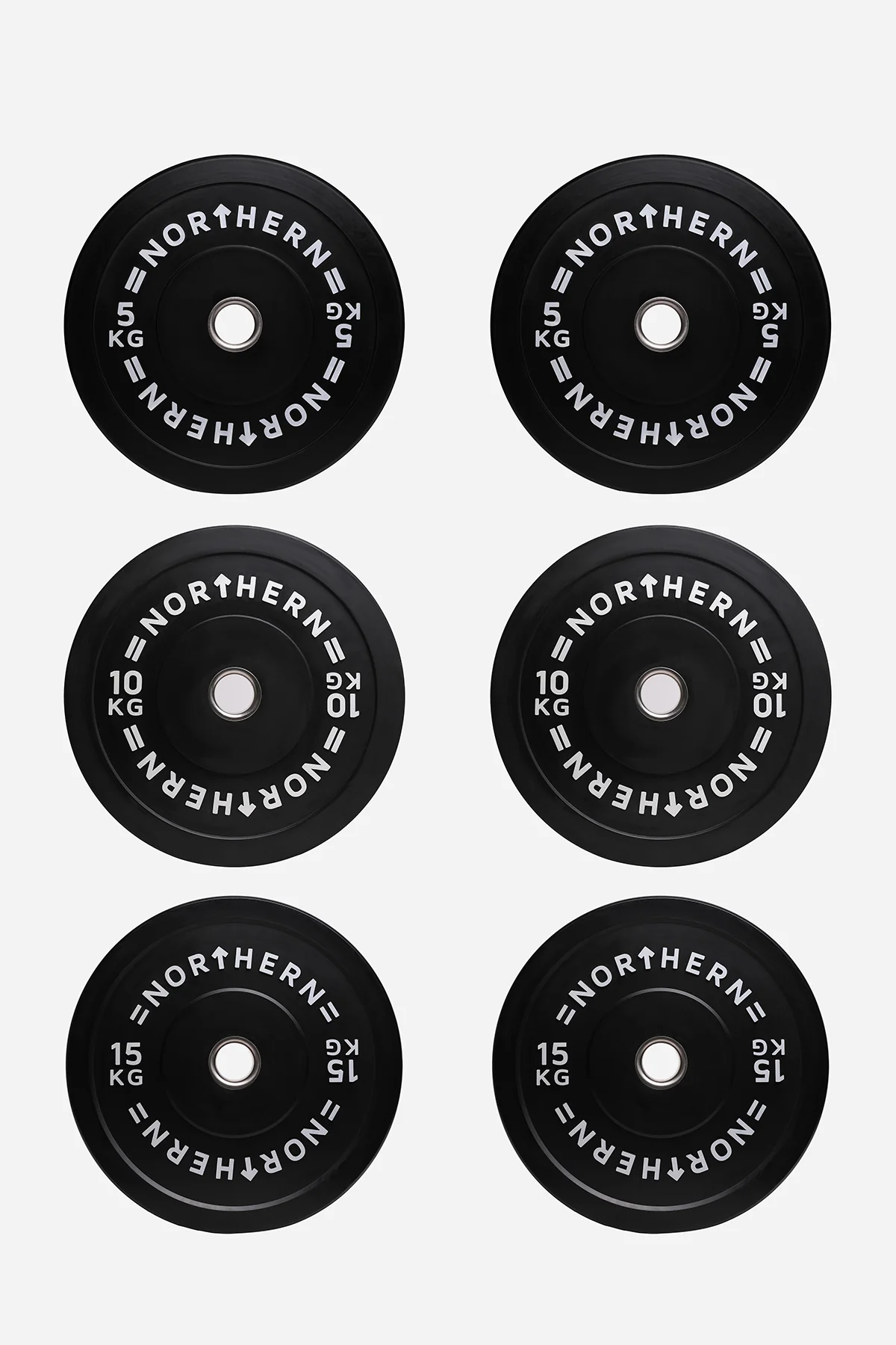 Olympic Bumper Plate Set 60-150kg - Image 6