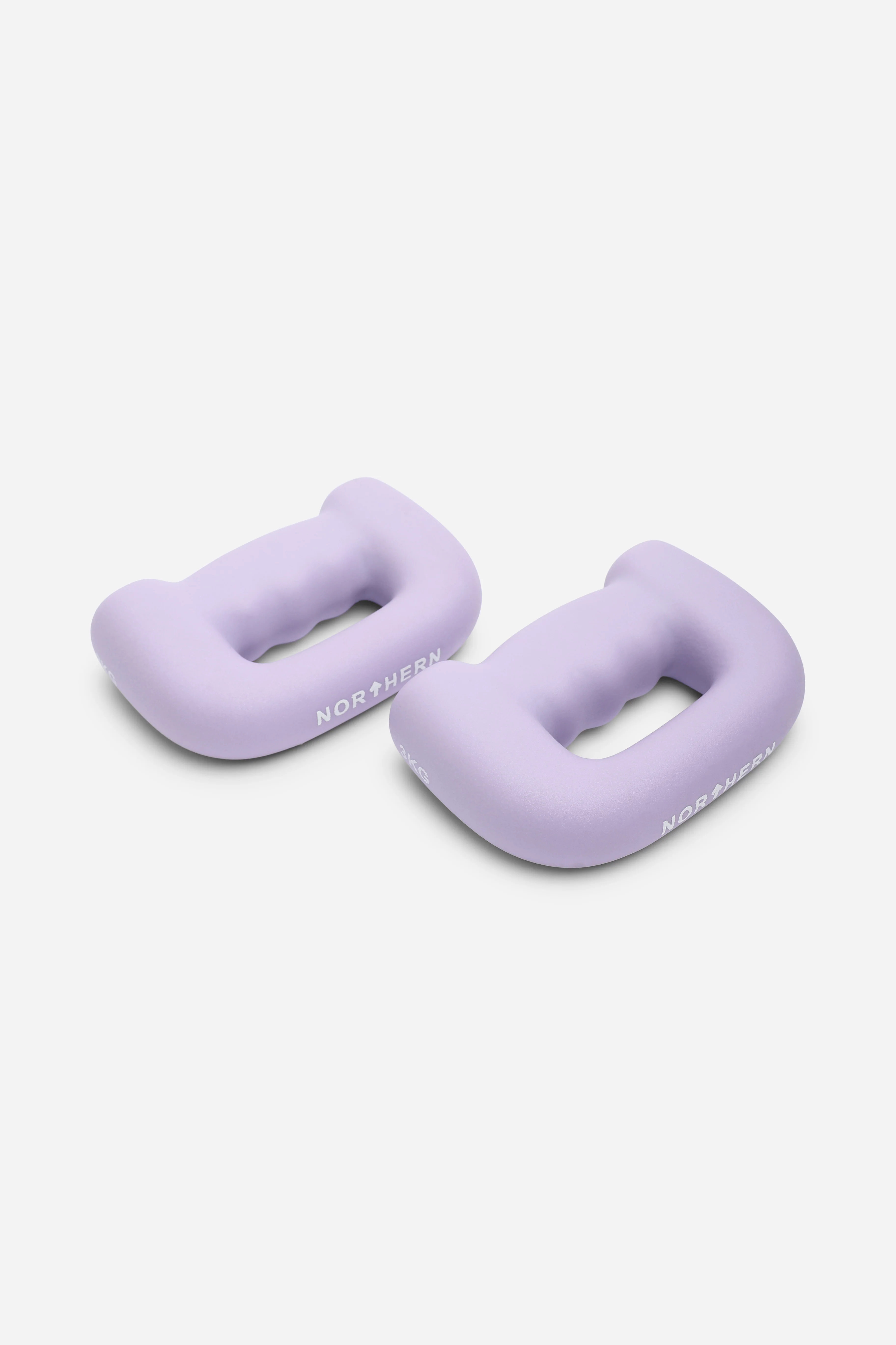Hand Dumbbells 3kg x 2 (6kg) - Soft Lavender - Image 2