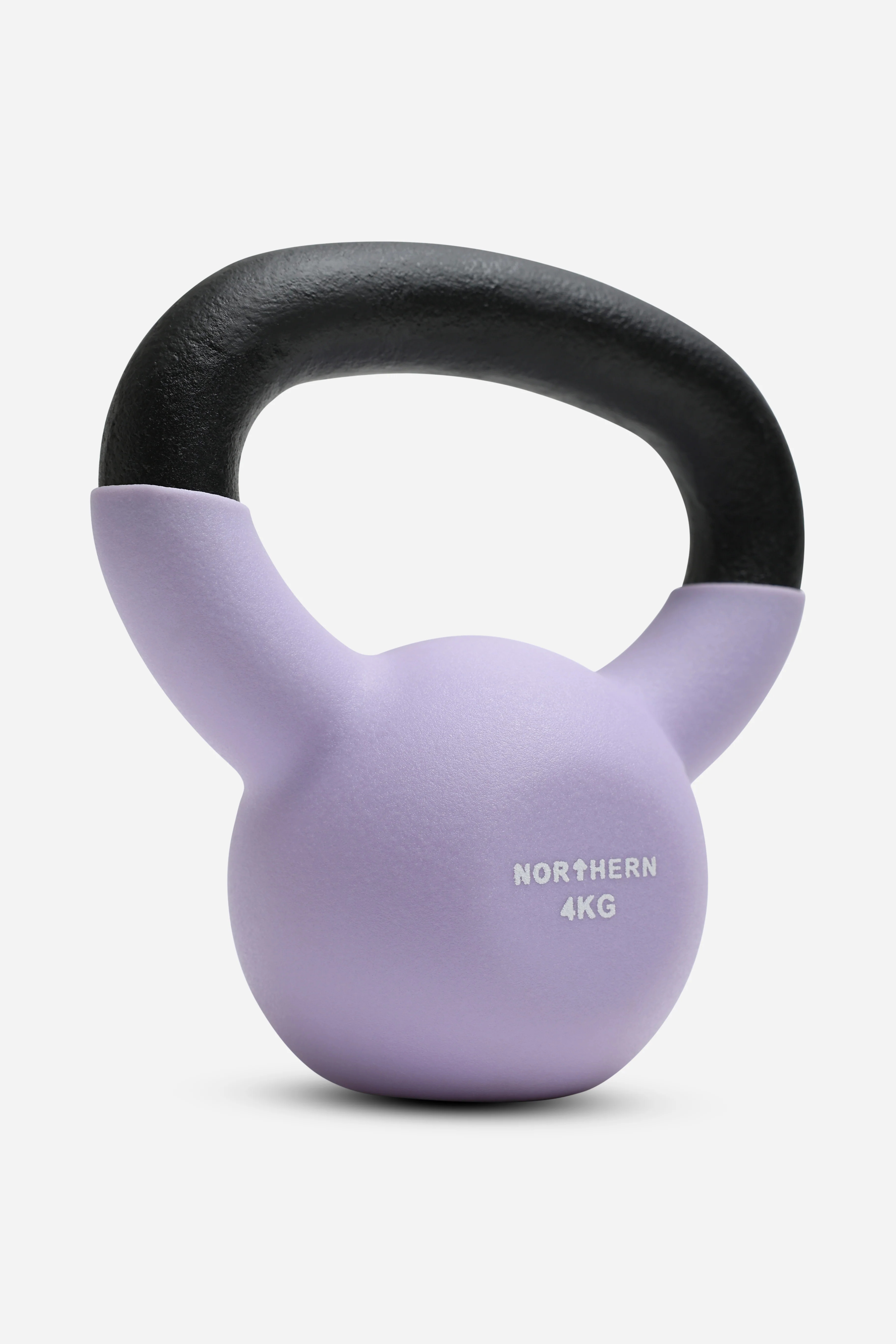 Neoprene Kettlebell 4kg - Soft Lavender