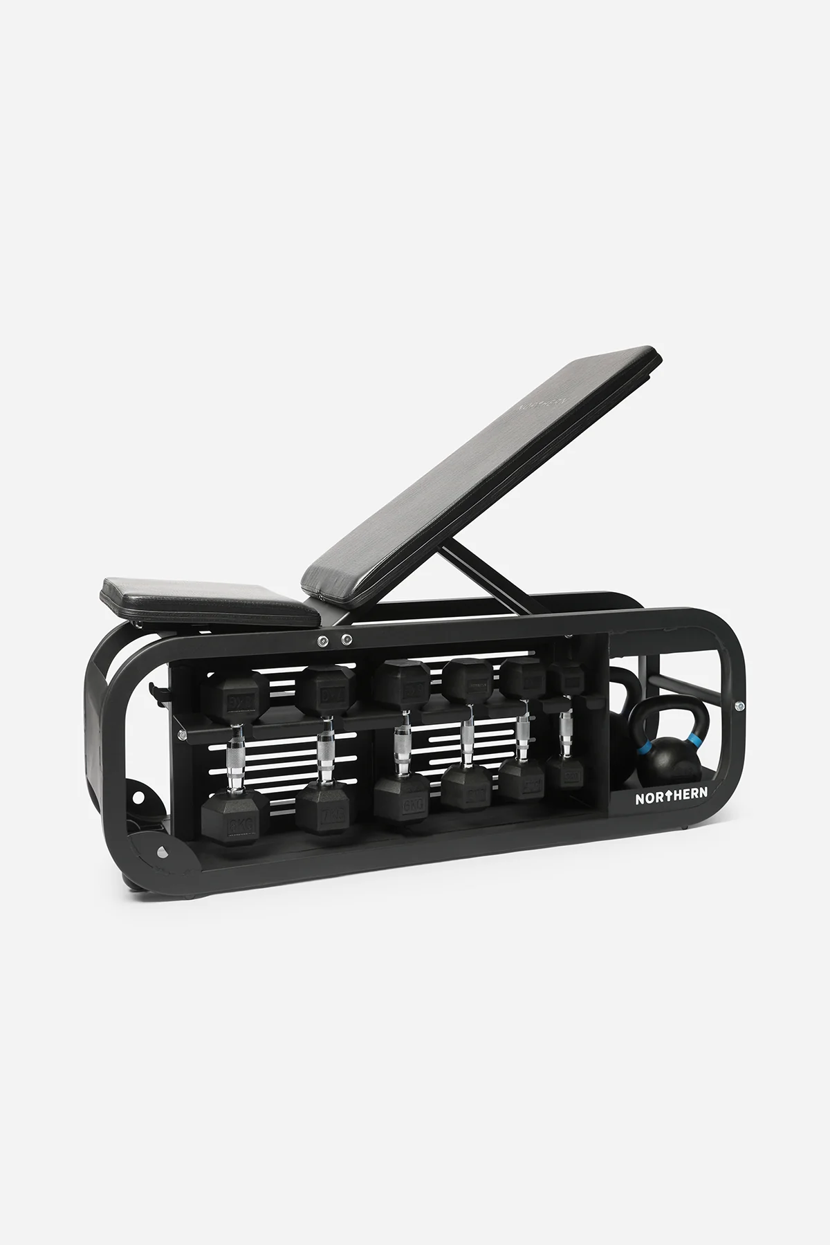 Adjustable Bench & Hex Dumbbell Set