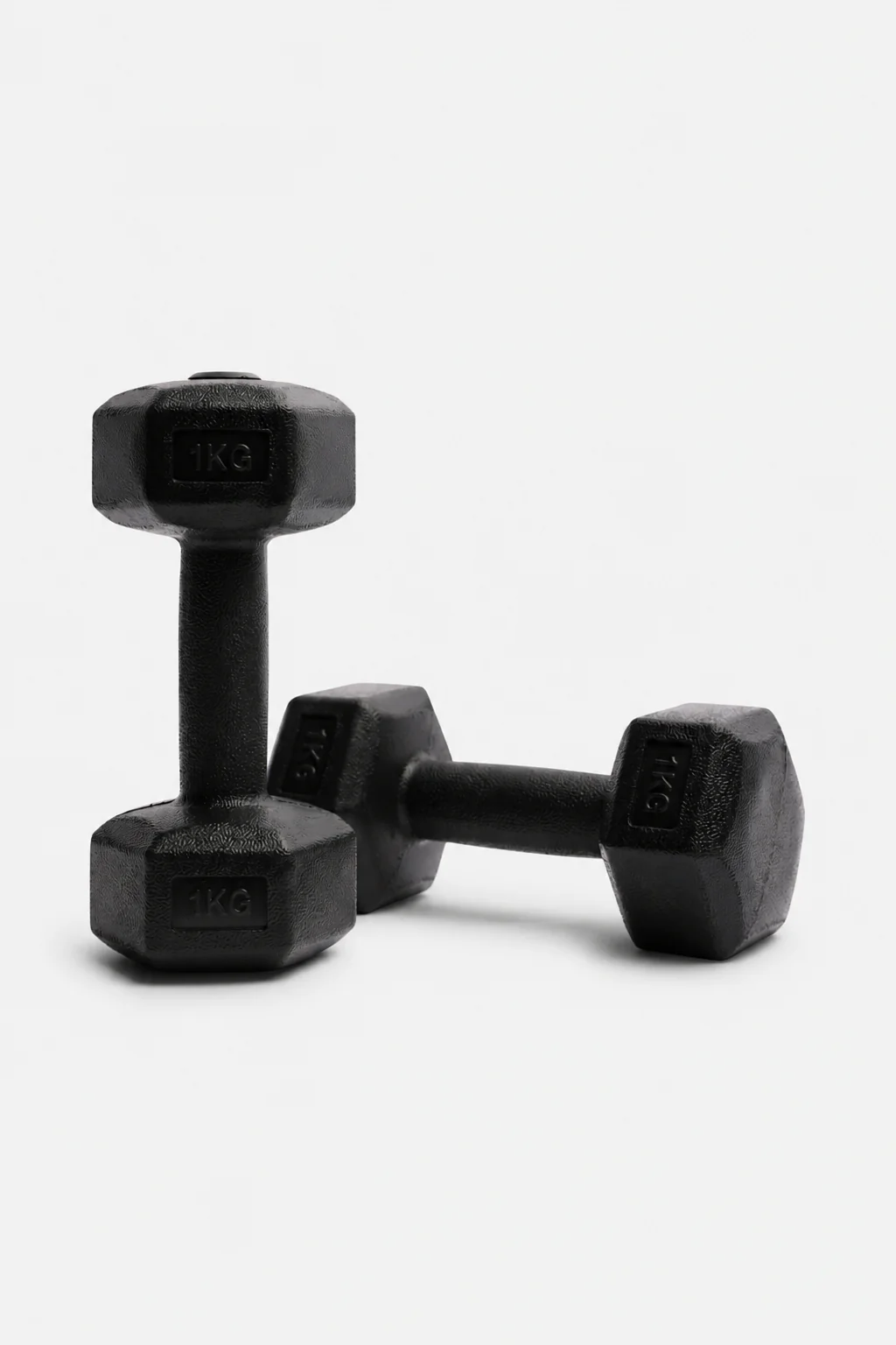Plastic Hex Dumbbells Pairs (1kg - 10kg) - Image 2